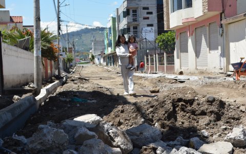 La intervención de vías llegó luego de varios años de gestión de la ciudadanía, que espera que la inversión pública aumente.