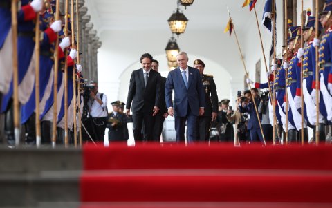 Kast indicó que conversó con Noboa sobre la cooperación bilateral para combatir el crimen organizado transnacional.