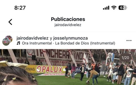 Jairo Vélez y su familia celebrando el titulo con Universitario.