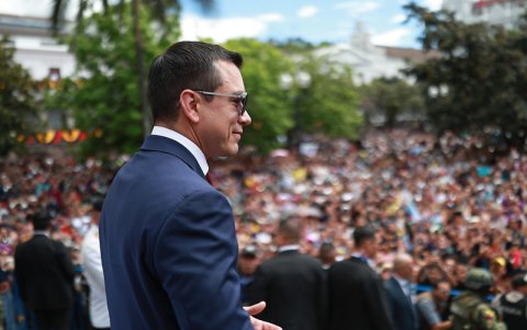 Hasta la fecha, el presidente Daniel Noboa ni su Gobierno se han pronunciado sobre la crisis en el Consejo de la Judicatura.