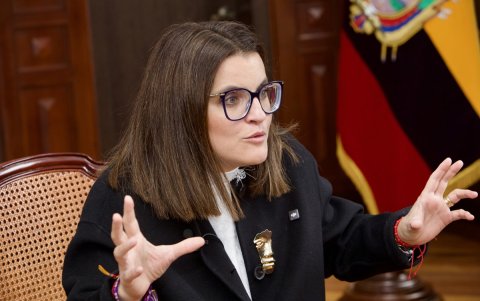 María José Pinto habló de falta de leyes que le permitan al Gobierno actuar, en una entrevisa con EFE.