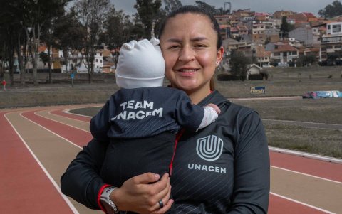 Glenda Morejón calificó la llegada de su hija Victoria como haber ganado una medalla olímpica.