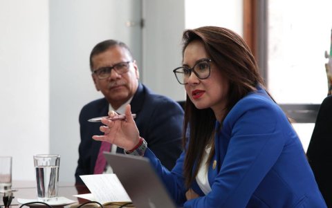 Nathy Morillo, ministra de Gobierno, lideró la conversaciones sobre el control del tránsito en zonas fronterizas.