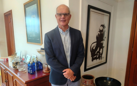 Diego Quiroga es el rector de la Universidad San Francisco de Quito (USFQ).