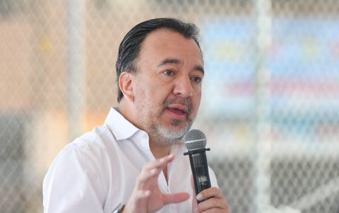 Pabel Muñoz durante el informe semanal Frecuencia Quiteña de este 29 de diciembre de 2025.