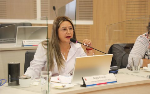 Diana Cruz preside la Comisión de Ambiente y también es parte de la de Propiedad y Espacio Público.