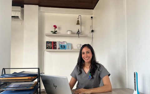 La nutricionista Andrea Tenorio.