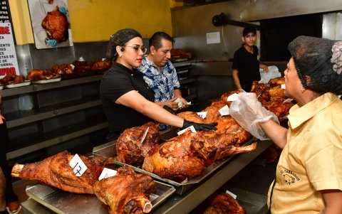 La preferencia para cenar el 31 de diciembre es cerdo.