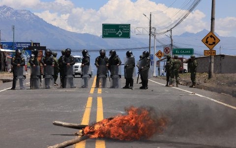El paro nacional más extenso de la historia reciente. Tuvo su epicentro en la provincia de Imbabura.