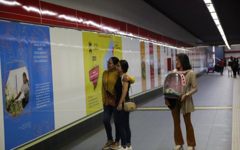 Arte, patrimonio y cultura se entrelazan en cada estación del Metro de Quito, ofreciendo a pasajeros un recorrido visual por la identidad y creatividad de la ciudad.