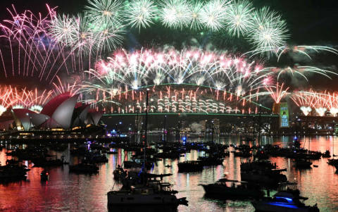 A las 08:00 hora Ecuador, Australia recibió el año nuevo 2026.