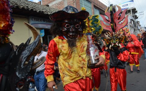 La Diablada Pillareña atraerá a cerca de 100.000 visitantes a Píllaro en la primera semana de enero.