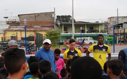 Año 2019 Joel Ordóñez visitaba al entrenador Luis Medina en Durán.