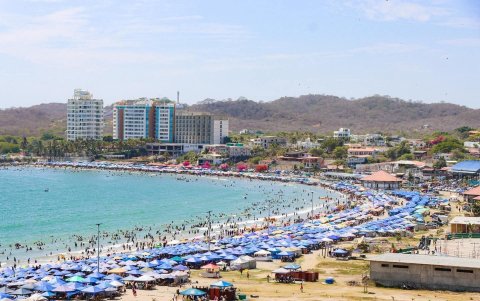 Playas también tuvo alta demanda de visitantes.