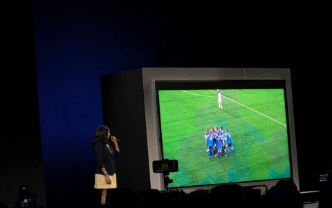 Soccer Mode Pro usa inteligencia artificial para intensificar la experiencia deportiva en pantallas grandes.