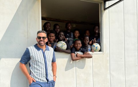 Los chicos además de entrenamiento reciben formación y charlas psicológicas.