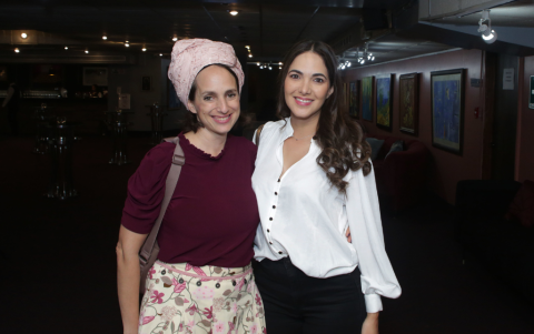 Noga Malka y Estefanía de Haddad.