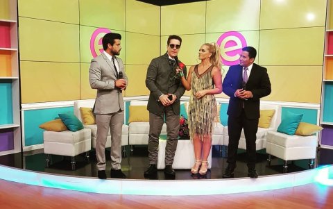 En el programa En contacto con Efraín Ruales, Gaby Pazmiño y Henry Bustamante.