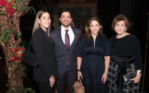Diana Gómez, Henry Felipe Kronfle, Ana de Kronfle e Ivette de Kronfle.