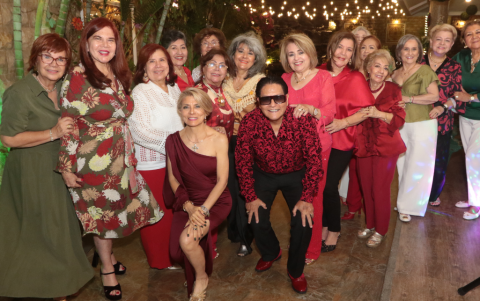 La foto grupal no podía faltar.