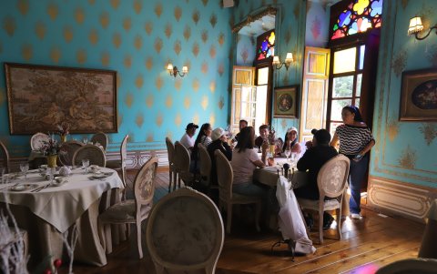 El restaurante Mansión Matilde es una casona colonial del siglo XIX que está en Cuenca.