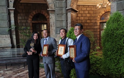 Otros representantes de medios de comunicación fueron galardonados.