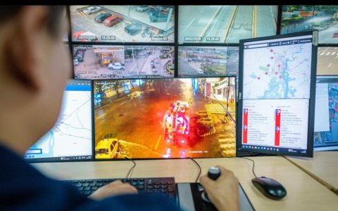 Monitoreo de Segura EP a las calles afectadas por la lluvia.