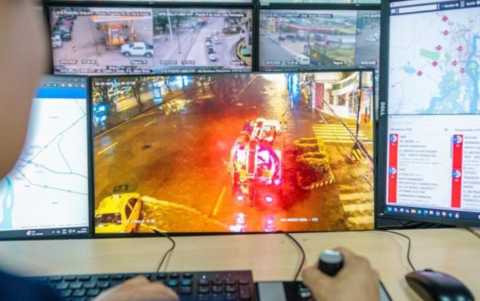 Varios sectores de Guayaquil se vieron afectados por la lluvia.