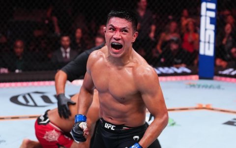 El peleador mexicano David Martínez tiene una carrera en ascenso en la UFC.