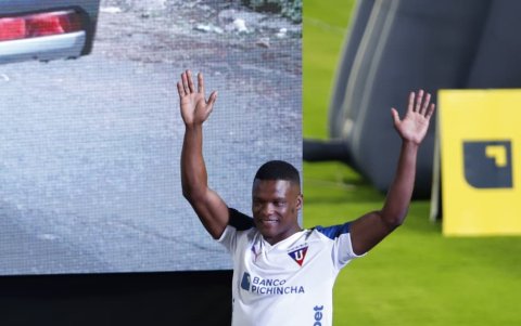 Yerlin Quiñónez fue presentado como el refuerzo sorpresa del evento albo.