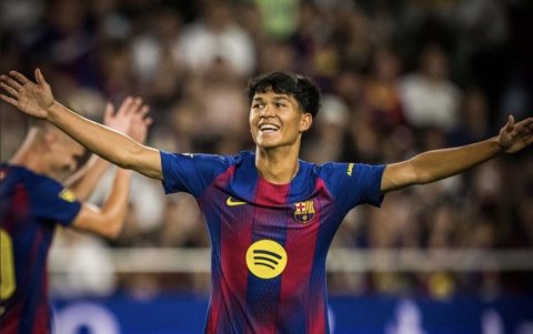 Dro Fernández, atacante de 18 años del FC Barcelona.