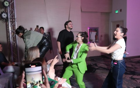 La interacción con el público fue clave para el desenvolvimiento del show.