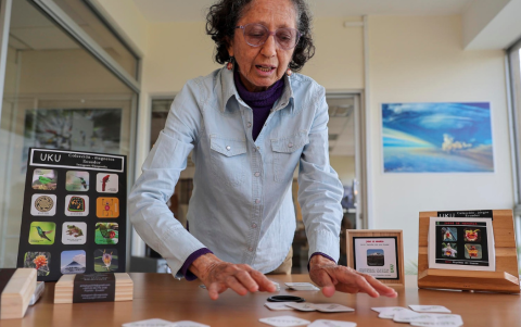 Se trata de un juego lúdico que muestra varias especies de Ecuador.