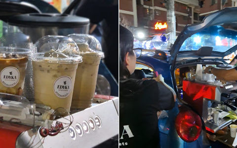 Edyka ofrece sabores como el latte de caramelo y el de ron.