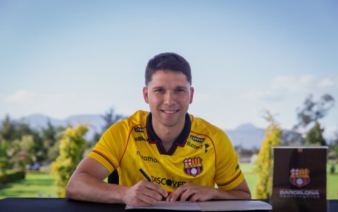 Matías Martínez firmó contrato por un año con Barcelona SC.