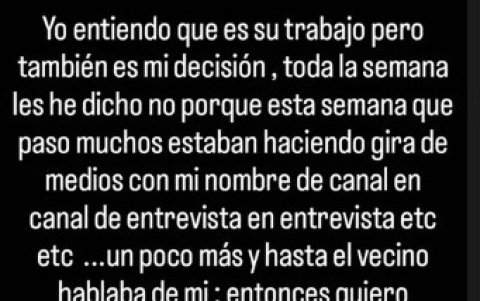 Mensaje de Jimar Vera.