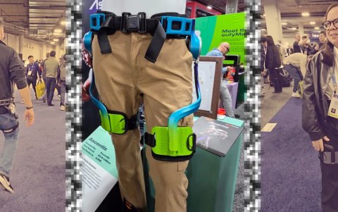 El Hip Module de Ascentiz brinda asistencia a la flexión y extensión de la cadera, reduciendo el esfuerzo al caminar, trotar o subir escaleras, como se mostró en CES 2026.