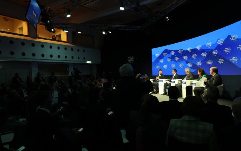 El presidente de la República, Daniel Noboa, participó en el panel 
