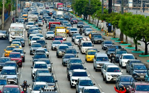 El tráfico se colapsa en la Juan Tanca Marengo