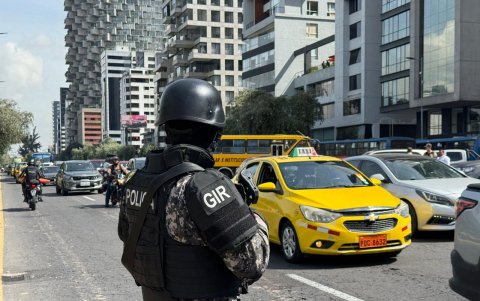 Según Reimberg, varios comerciantes afirmaron que la Policía Nacional recorre entre tres y cuatro veces al día sus locales.