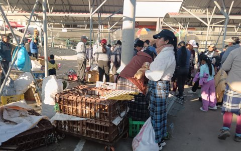 800 comerciantes laboran en el mercado América. Solicitan control ante la venta informal.