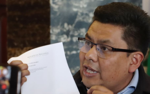 El asambleísta Luis Fernando Molina cuestionó los argumentos del CAL para rechazar su solicitud.