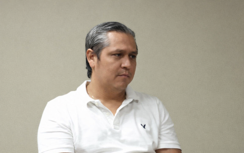 Jorge Luis Moncayo, dirigente sindical designado como vocal de los asegurados en el IESS.