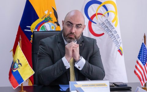 El presidente del Consejo de la Judicatura, Mario Godoy Naranjo enfrenta cuestionamientos tras denuncia de un juez anticorrupción.
