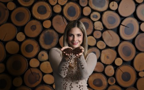 El apoyo a proveedores de café zarumeño es el orgullo de esta cafetería.