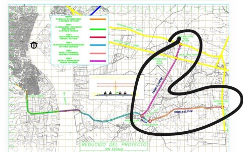 Tramos que debe intervenir la Prefectura en el convenio para el Quinto Puente