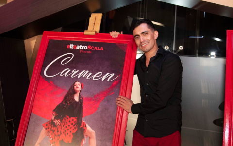 El coreógrafo Carlos Inostroza Velásquez.