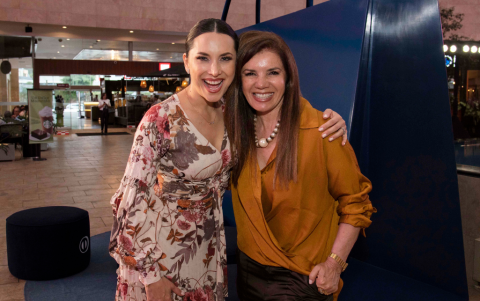 Gabriela Galárraga y Cristina Rodas.