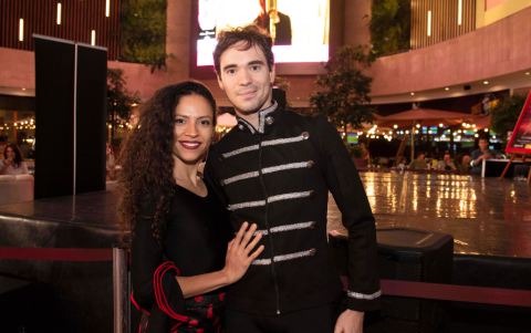 Mariselba Silva y Emmanuel Vázquez.