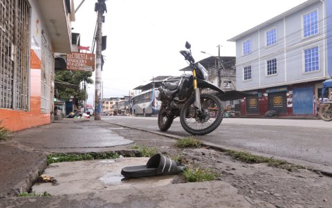 La ciudad registra ocho asesinatos recientes en distintos puntos. En la imagen, una de las zonas donde ocurrió un crimen.